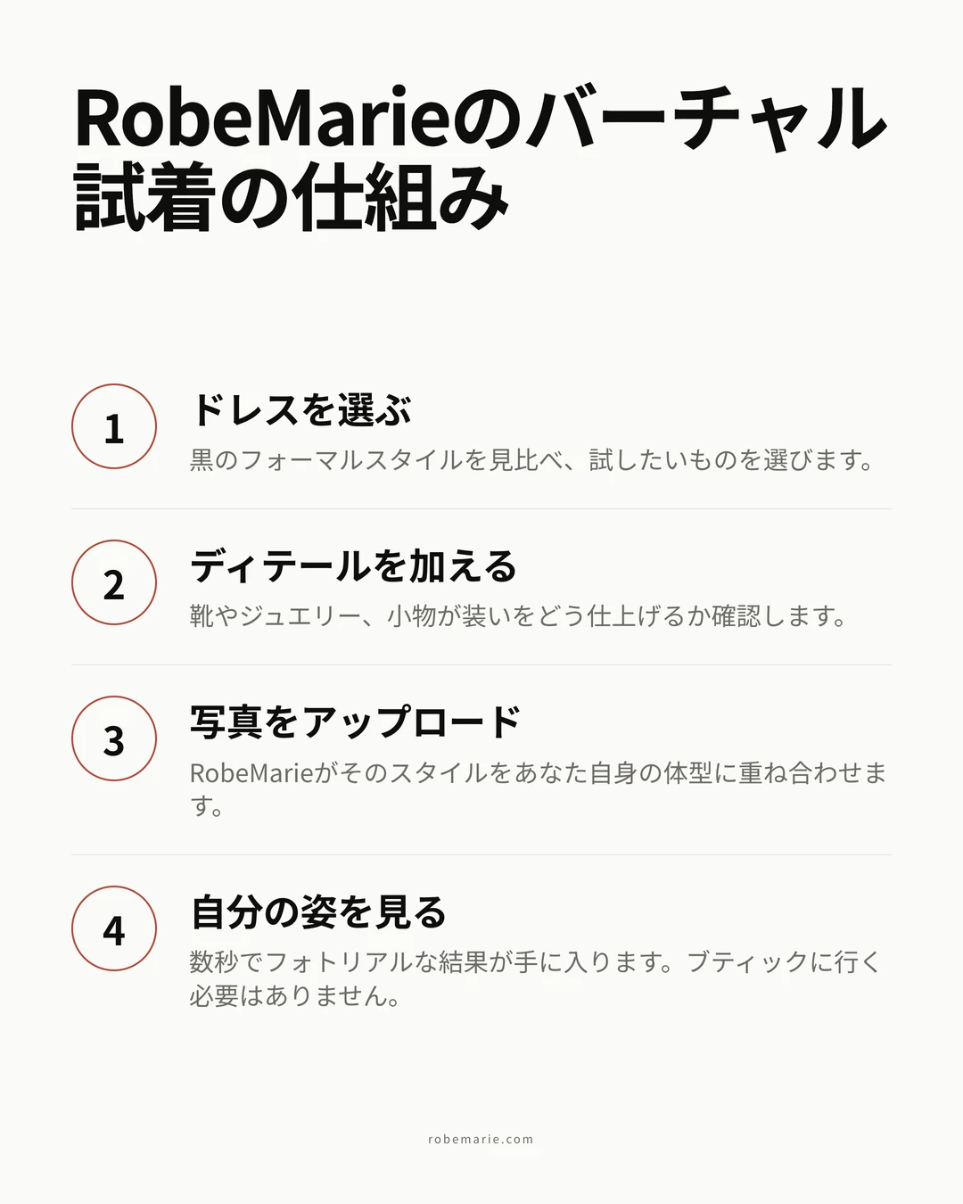 結婚式参列ドレスでRobeMarieのバーチャル試着がどのように機能するか