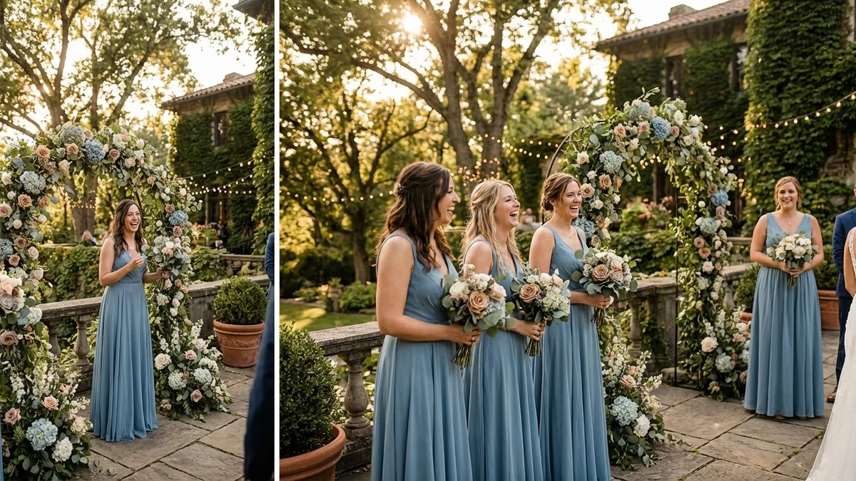 Blue Bridesmaid Dresses by Season