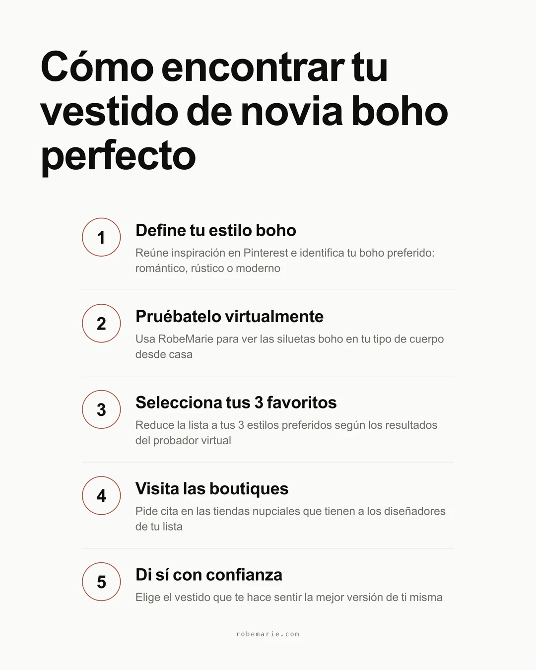 Como encontrar tu vestido de novia boho perfecto: un proceso paso a paso, desde definir tu estilo hasta dar el si