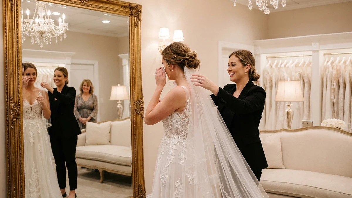 First bridal dress appointment experience