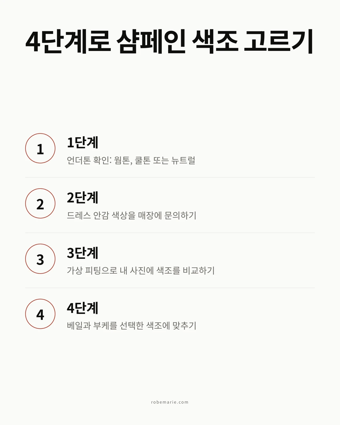 가상 피팅으로 샴페인 웨딩드레스를 미리 확인하는 3단계