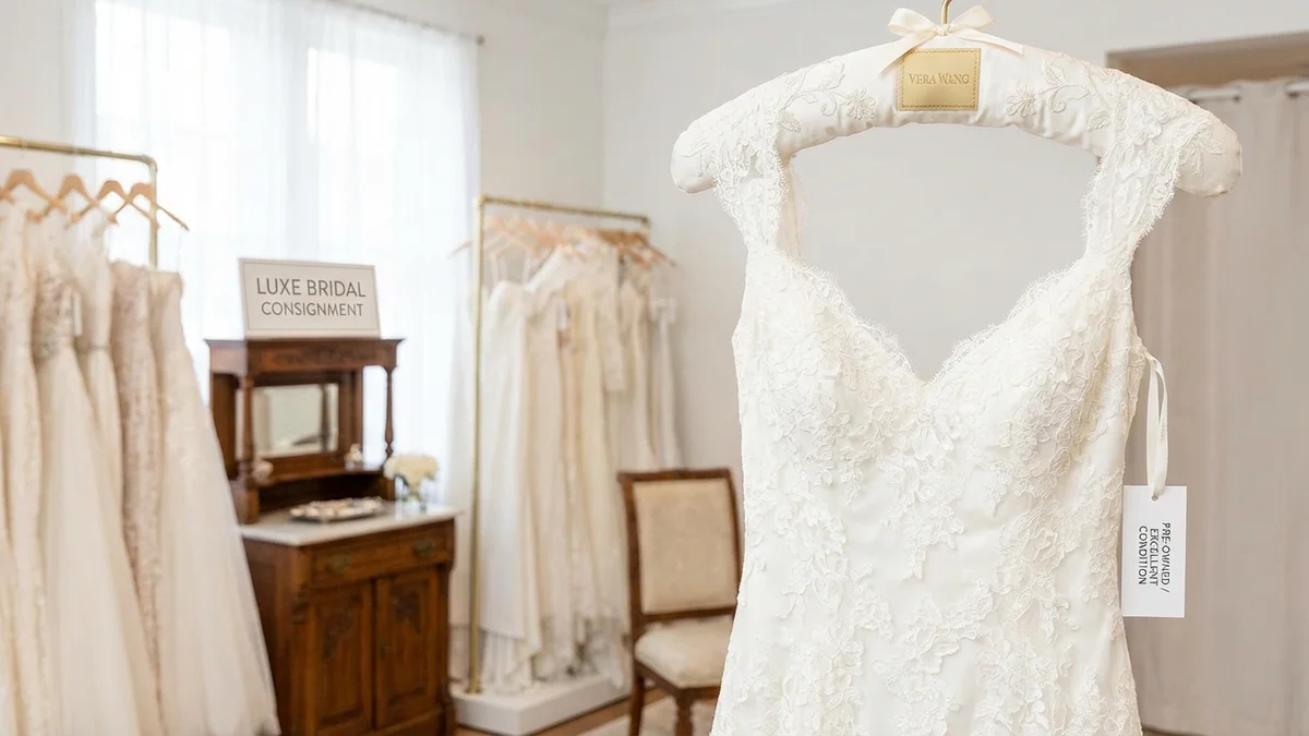 Pre-owned designer wedding gowns