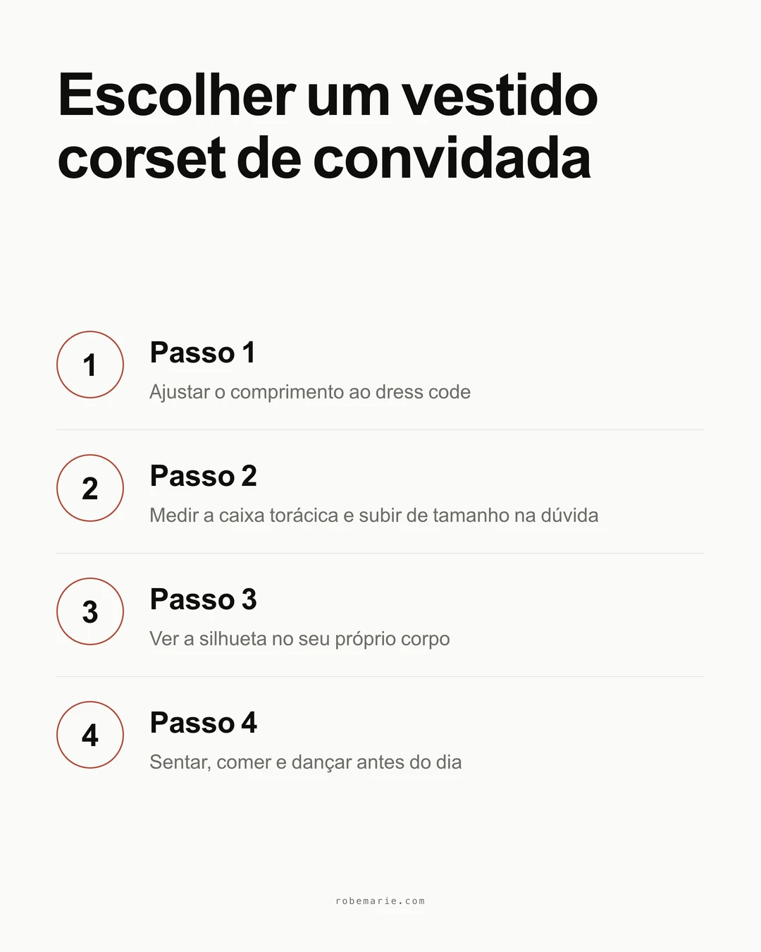 Os quatro passos para escolher um vestido corset de convidada