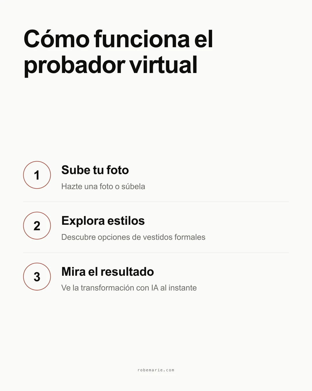Proceso de prueba virtual para vestidos de invitada de boda