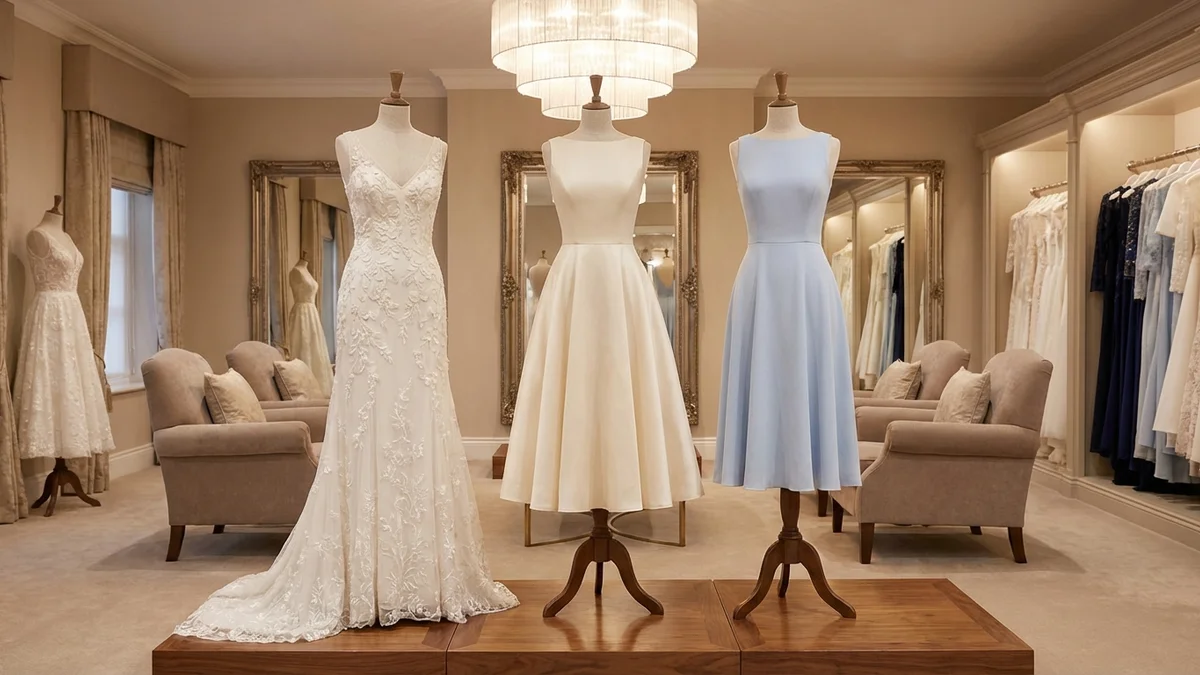 Different formal dress lengths comparison