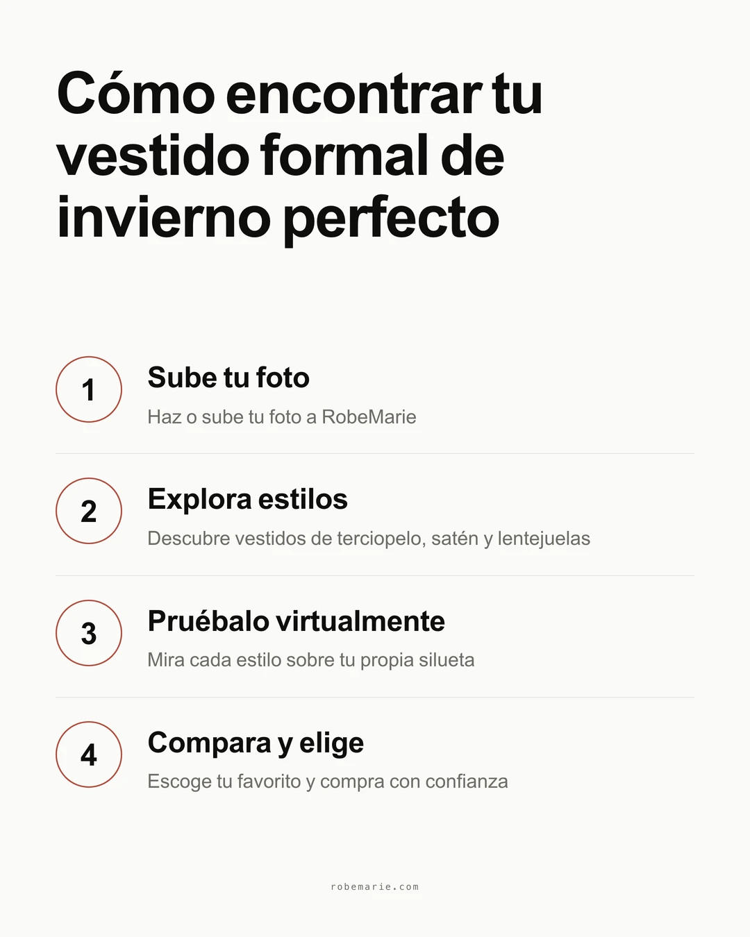 Cómo funciona la prueba virtual para los vestidos de fiesta de invierno
