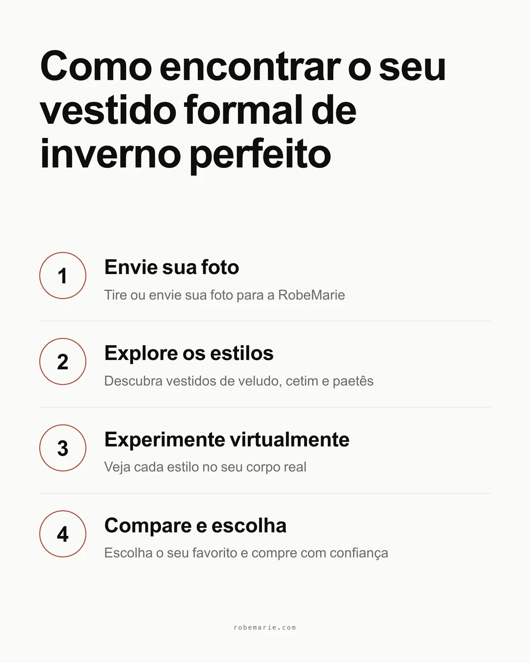 Como funciona o provador virtual para vestidos de festa de inverno