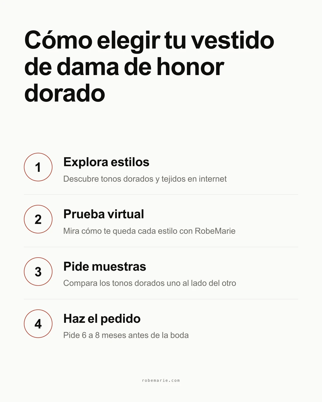 Cómo funciona la prueba virtual para elegir el vestido de dama de honor