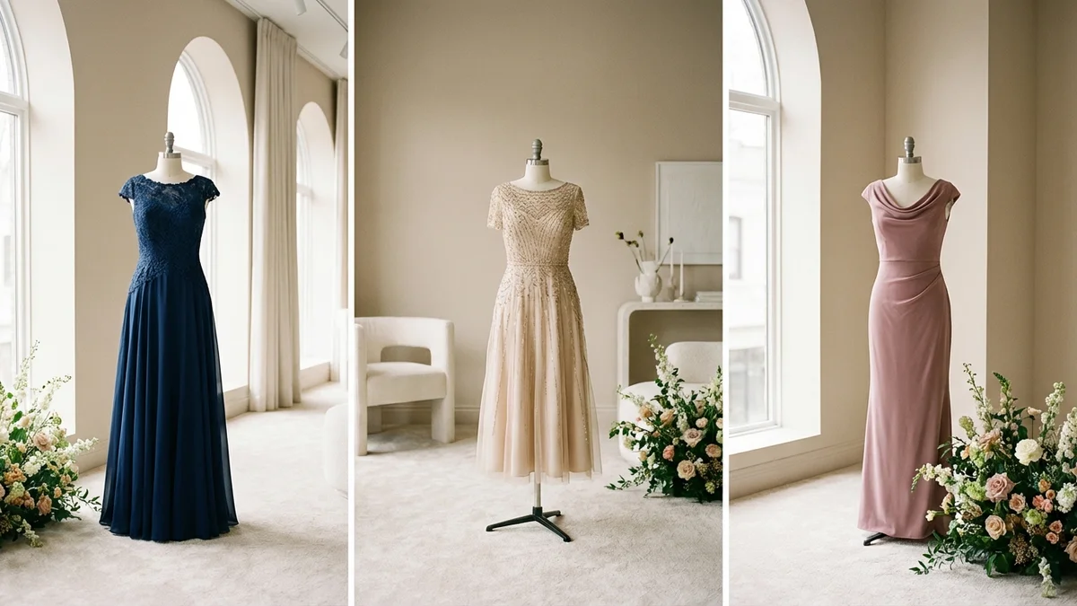 Elegant mother of the bride dresses in sophisticated styles