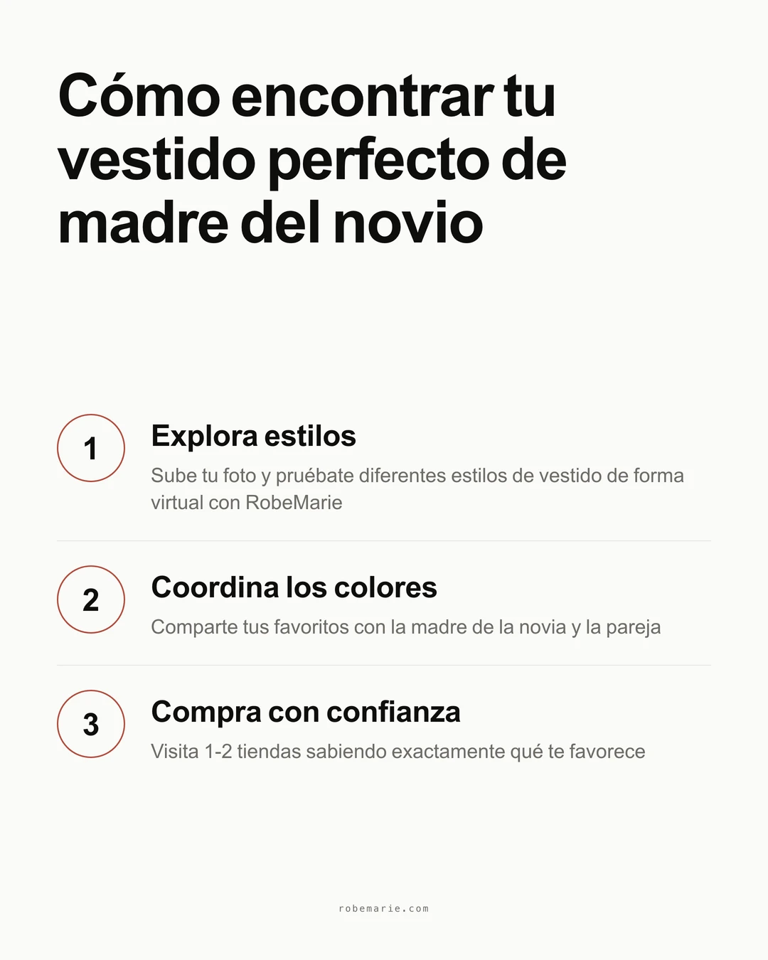 Cómo funciona la prueba virtual de RobeMarie para encontrar vestidos de la madre del novio