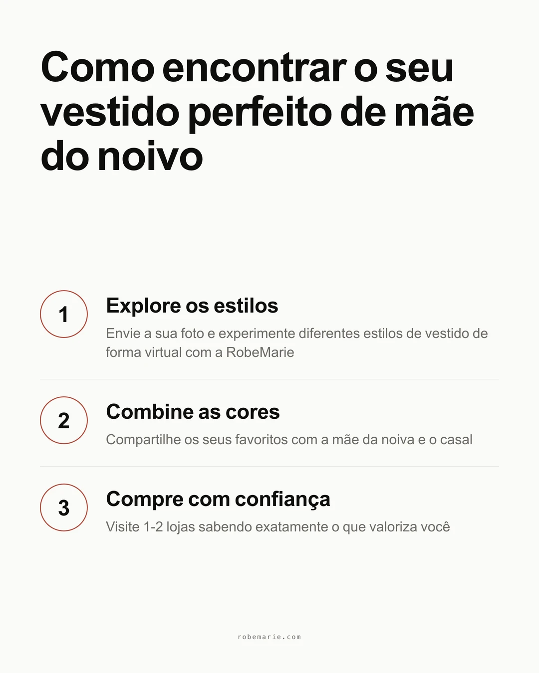 Como funciona a prova virtual da RobeMarie para encontrar vestidos da mãe do noivo