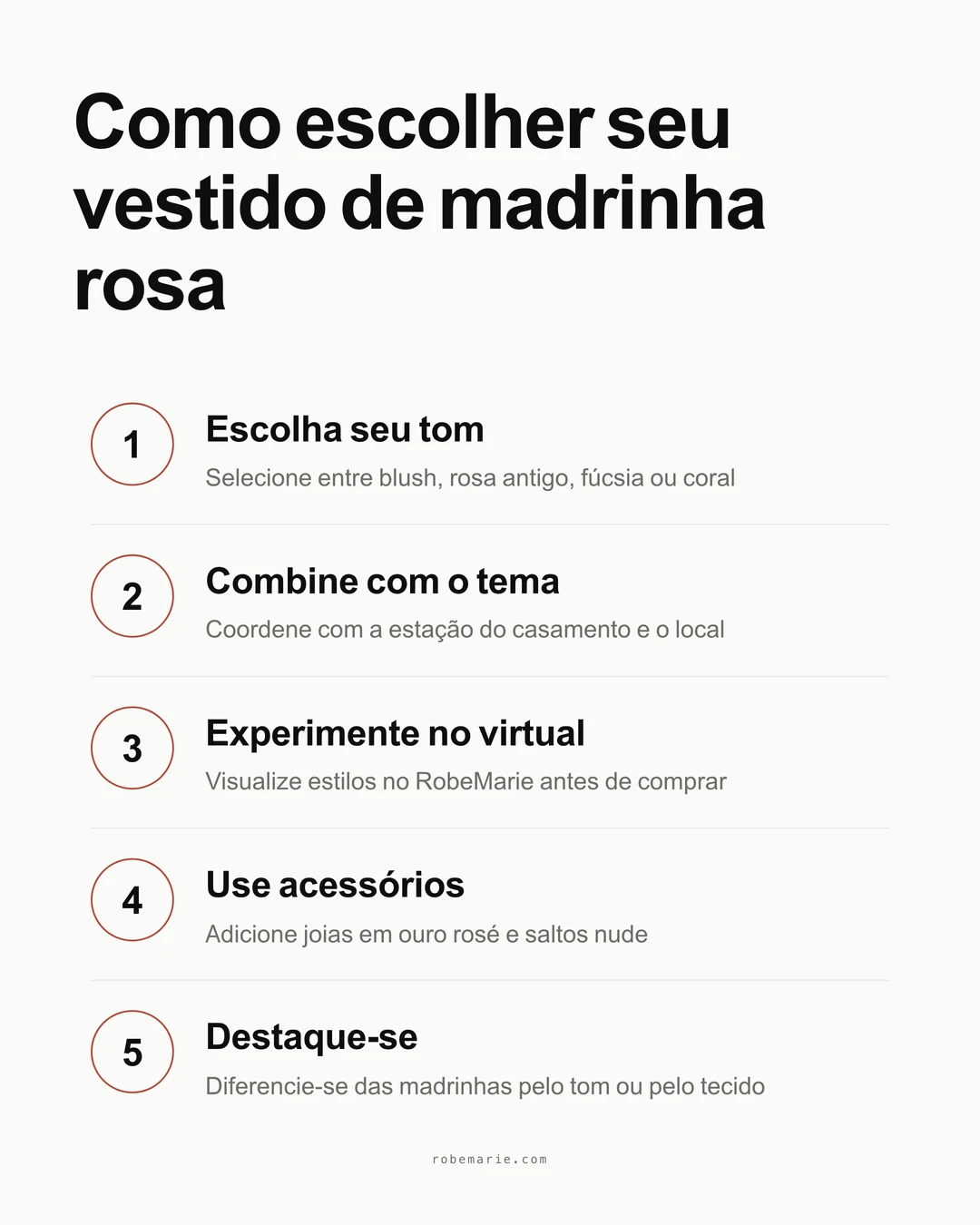 Como escolher seu vestido de madrinha rosa em cinco passos