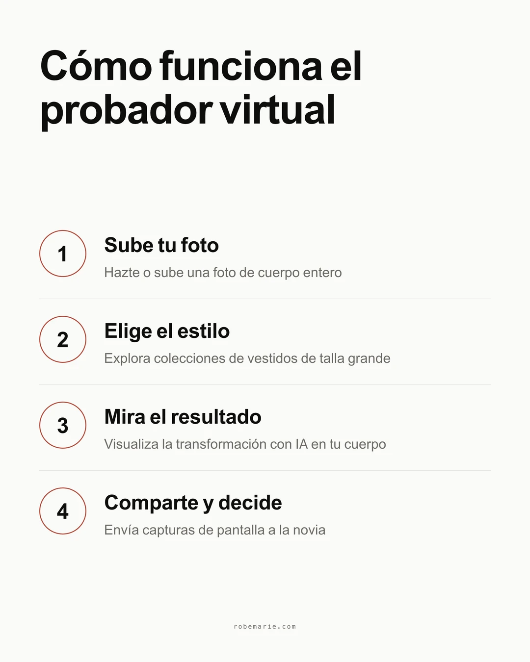 Cómo funciona la prueba virtual para vestidos de dama de honor