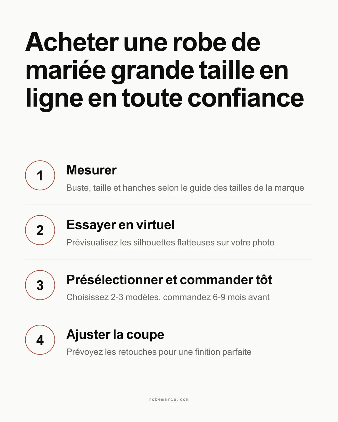 Comment acheter une robe de mariée grande taille en ligne avec confiance