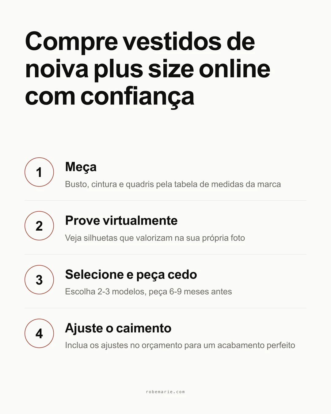 Como comprar vestidos de noiva plus size online com confiança