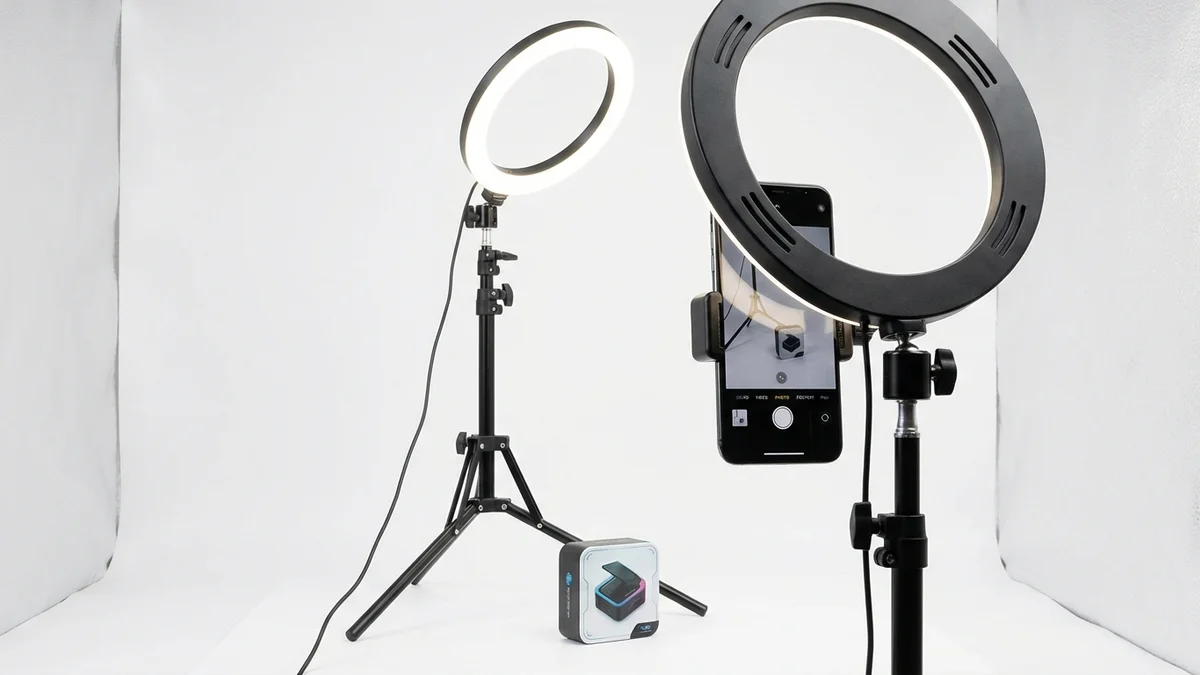 Sensyne 10 inch Ring Light with 50 inch Tripod