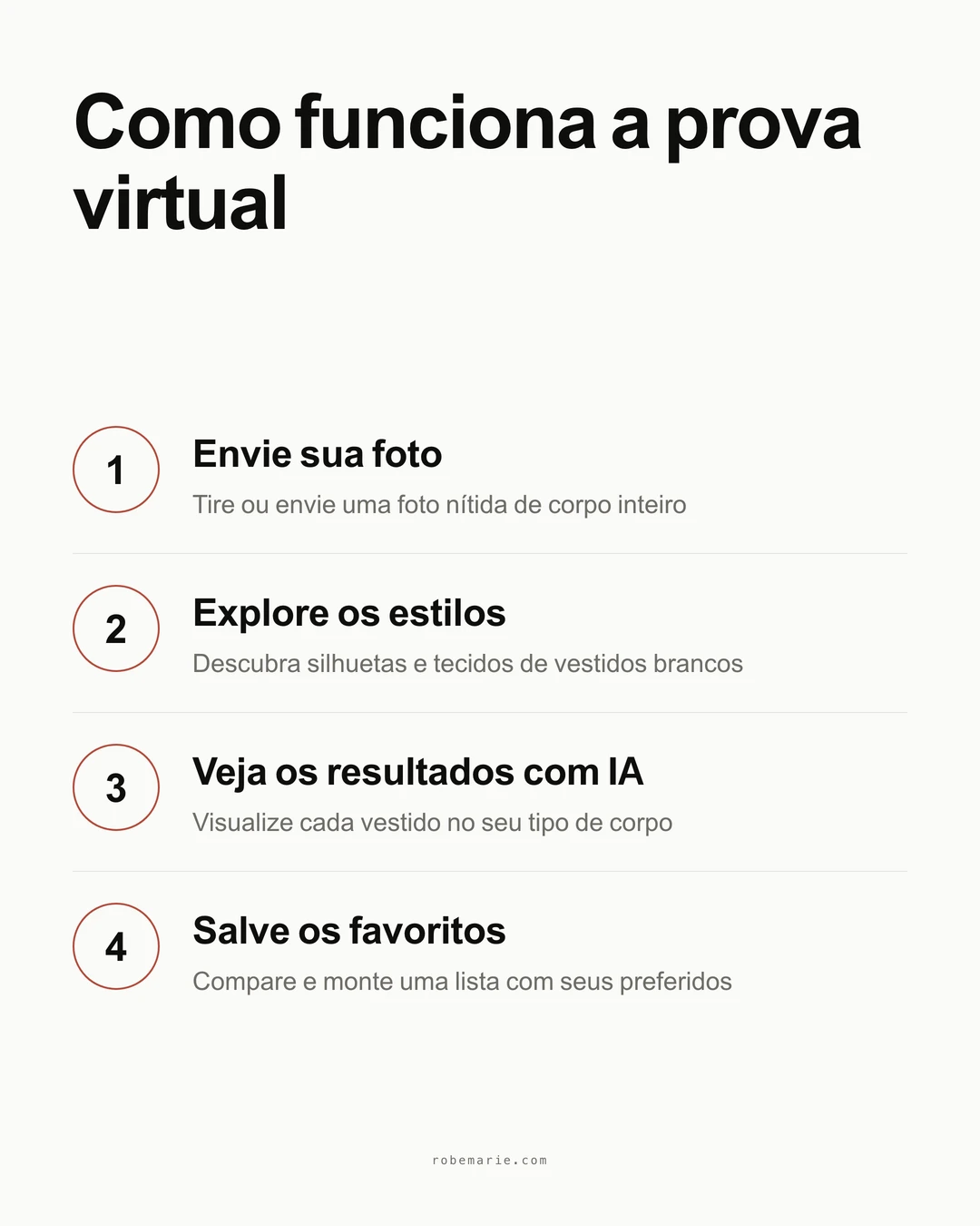 Como funciona a prova virtual para vestidos brancos