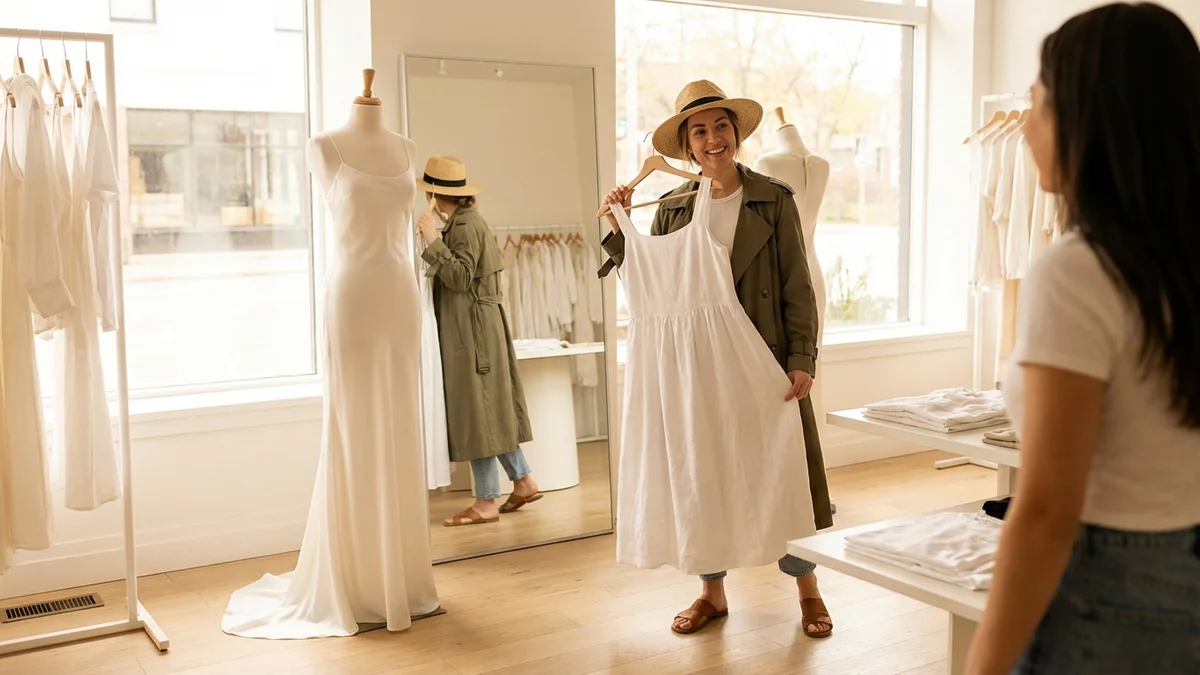 White dress styling for different occasions