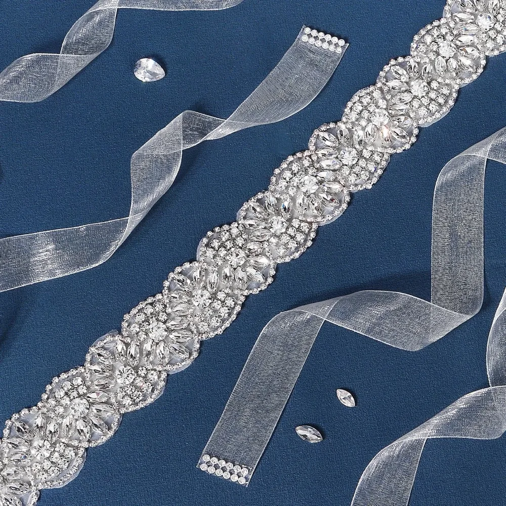 The Crystal Bridal Sash photo 3