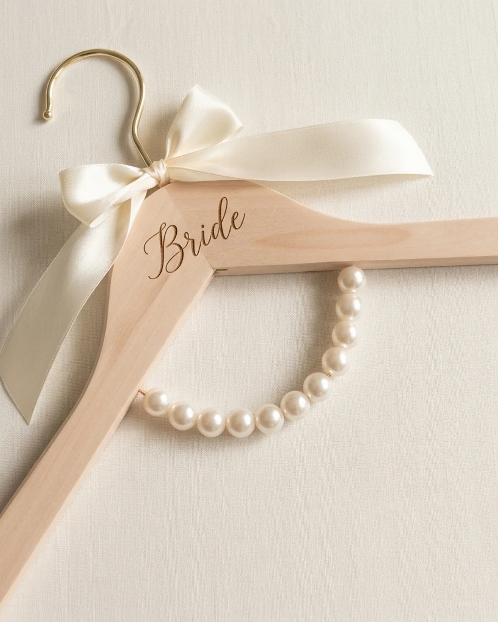 The Wedding Dress Hanger, The hanger that gets photographed as much as the dress