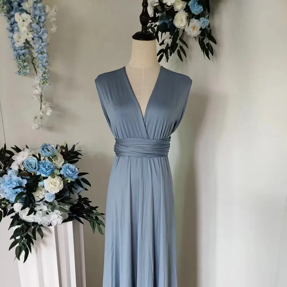 boho chic fall dresses Why the Zesica Floral Maxi Dress is perfect for Size:40/(M) Neck Closure 30s Curvy Blue Porcelain Dress