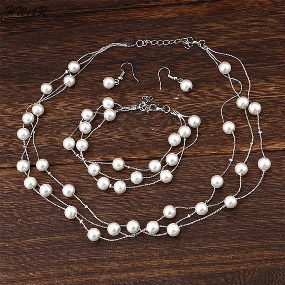 Pearl Bridal Jewelry Set photo 2