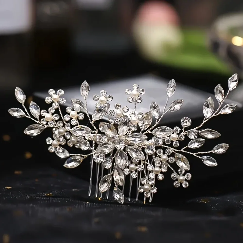 Pearl Bridal Hair Comb photo 2