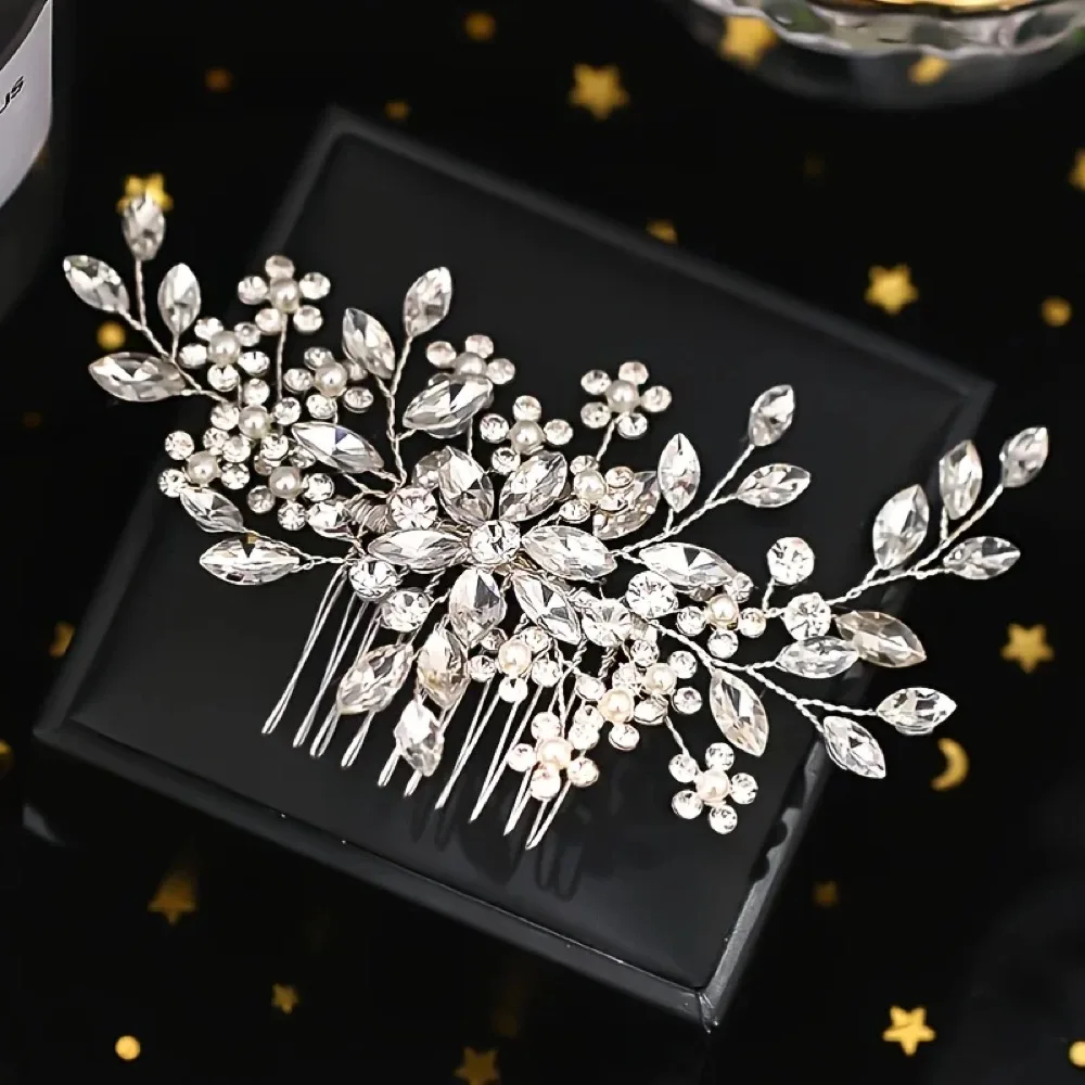 Pearl Bridal Hair Comb photo 3