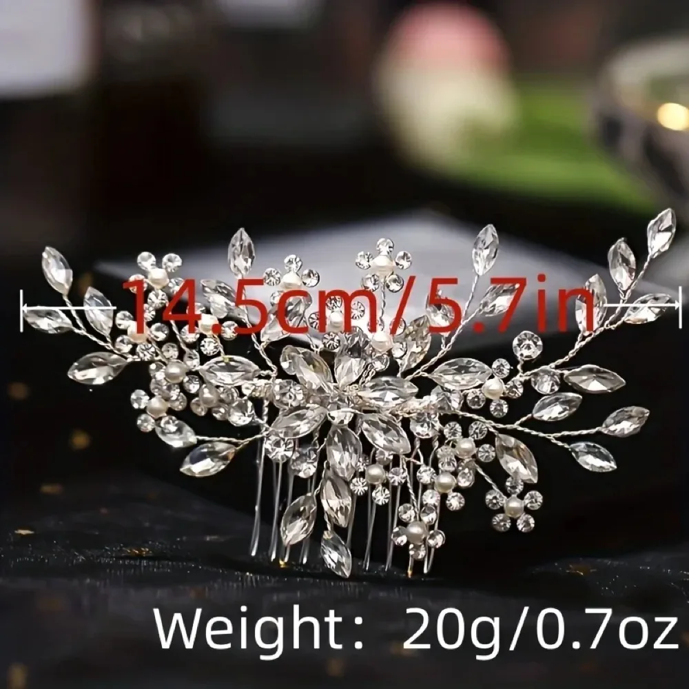 Pearl Bridal Hair Comb photo 4