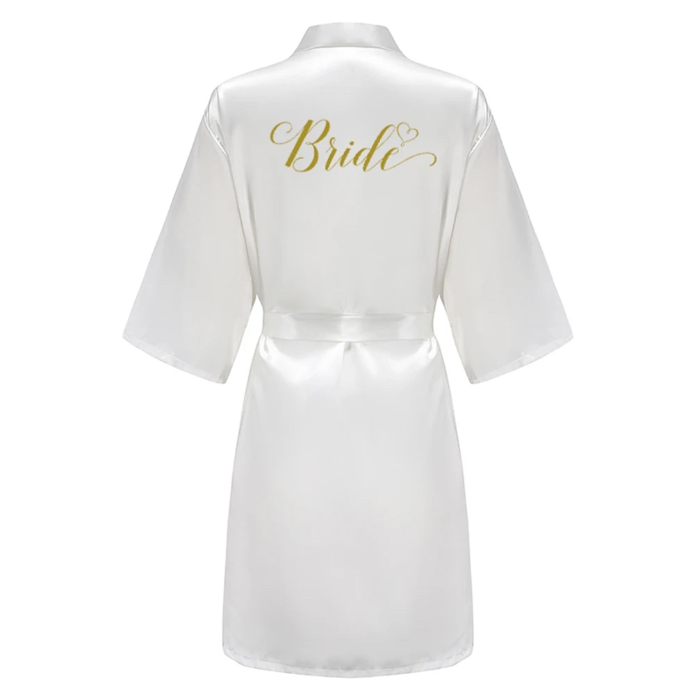 Satin Getting-Ready Robe, For the morning photos you keep forever