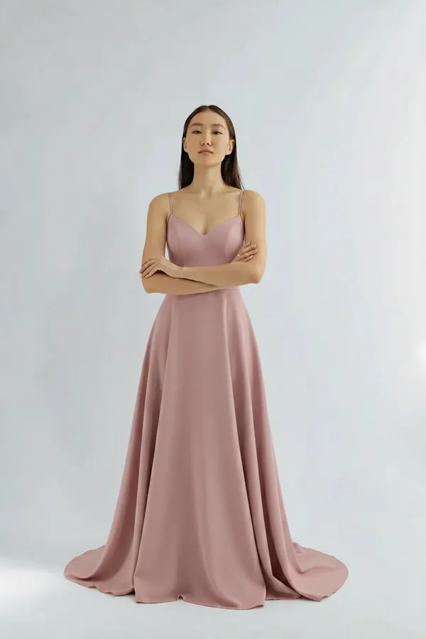 Virtual wedding dress try-on preview